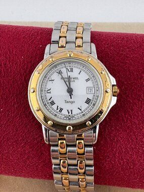 Vintage Authentic Raymond Weil Tango 5360 Swiss quartz watch